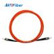 ST-ST Multimode Simplex Fiber Optic Patch Cord All Lengths Customizable