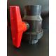 PN10 2 Inch PVC Ball Check Valve National Standard To Prevent Scaling