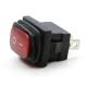 Flat Button Carling Style Red Led Rocker Switch Waterproof 13A For Car Boat