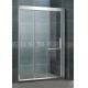Inline Stainless Steel Glass Shower Screens Two Sliding Door 8 MM CE / SGCC Certification