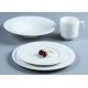 SGS Hotel Restaurant Wedding White 4pcs Ceramic Dinnerware Set