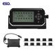 LCD Segment Display Heavy Truck TPMS Tire Pressure Monitoring System For 12 Wheeels