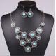 Tibetan silver turquoise retro series, jewelry suit