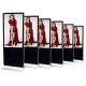 Remote Control Floor Standing LCD Advertising Display 1920 * 1080 Resolution