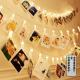 Photo Clip String Lights Fairy Lights for Bedroom, USB Plug in Indoor String Lights, Twinkle Lights for Party Decor