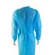 Impervious Hospital Disposable Gown Bule For Electronic Manufacturing