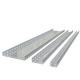 Perforated Design Channel Cable Tray in Stainless Steel with Side Rail Height Options
