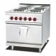 Stainless Steel Gas Cooker Kitchen Equipment 10kw 220V 4 Burners 100-400°F