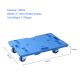 150KG Splicing Plastic Moving Cart 60x40cm Platform Dolly Cart With 4 Swivel Casters