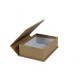 CMYK Small Size Kraft Paper Box Matt Lamination Environmental Protection
