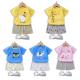 Cotton Cartoon Home Wear Kids Clothing Shorts Short Sleeve Casual Two Piece