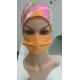 4 Layers Nonwoven Protective Medical Disposable Pure Orange Face Mask Respirator Surgical Ear Loops TYPE IIR/ASTM F2100 LEVEL3