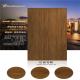 Imitation Wood Grain Laminate Walnut Color Stainless Steel Sheet Door Decoration