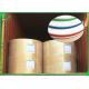 Eco - Friendly 13.5mm 14mm 15mm 60gsm 120gsm Straw Paper Roll For Harmless Straws