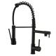 Hot Cold Water Kitchen Faucet with Swivel Extension Spring Pull Out Pull Down Sprayer