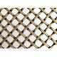 Burnished Brass Crimped Decorative Woven Metal Mesh 1.5m Width