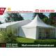 Folding Pagoda Party Tent Inflatable Aluminum Alloy For Luxury Hotel Transparent
