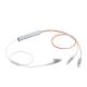 OM2 1x2 Cable Fiber Optic PLC Splitter FTTH Ferrule Section