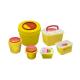 First Aid Supplies Yellow Disposable PP Round Medical Bucket