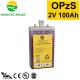 M6 / M8 Terminal Type 2V 1000Ah Tubular OPZS Battery With ABS Container