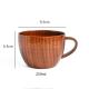 Coffee Wooden Drinking Cups 220ml 260ml Multi Style Jujube Wood Insulated