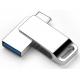 Metal U-disk for Computer & Mobile Phone Dual purpose USB3.0 TYPE-C OTG Rotating flash drive A+chip Customized LOGO