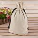 Handled Reusable Cotton Shopping Bags Gift Jute Small Cotton Drawstring Bags