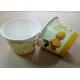 Healthy Disposable Ice Cream Cups , Paper Ice Cream Containers With Plastic Lids
