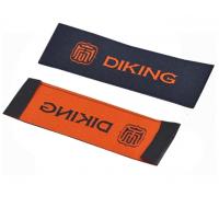 Custom Logo Personalized Apparel Labels Glue Adhesive Sticker Iron On Woven Labels