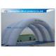 White Inflatable Arch Tent / Inflatable Tunnel Tent With Oxford Cloth Material