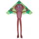 Monkey Parttern Delta Wing Kite Colorful With Fiberglass Frame 130*180cm