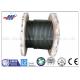 Black Elevator Steel Wire Rope , Left / Right Lay Wire Rope Cable 6-48mm Gauge