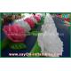 Color Change LED Inflatable flower Chain For wedding Decoration
