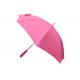Customized Girls Pink Umbrella Easy Manual Open Use 19 Inches With LED On Tips