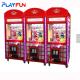 Coin operated indoor kids toy plush wooden crane game arcade claw machine Telephone Prize machine