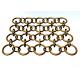 wall decoration Metal Ring Mesh with Round Wire For Decorative Ceiling 1.5m width