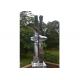 Abstract Mirror Stainless Steel Metal Garden Ornaments