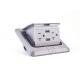 Silver Finish Table Pop Up Outlets For Convenience Aluminium Alloy Cover
