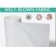 25GSM 100% PP Meltblown Nonwoven Fabric For Respirator Filter N95 Mask BFE99 Mask