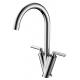 Double Handle Brass Kitchen Mixer Taps With Single Hole T81011