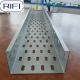 Rectangular Perforated Electrical Cable Tray Customized Length