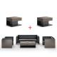 Sectional Modern Office Luxury Furniture 1 2 3 Seater Wooden Design Cowhide Leather Set
