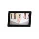 12 Inch Home Decoration Digital Remote Sharing Wooden Photo Frame