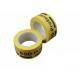 Acrylic Adhesive Yellow Vinyl Floor Tape For Marking Off ESD Protected Areas