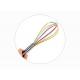 Colorful Silicone Kitchen Gadgets Mini Egg Beater With Stainless Steel Handle