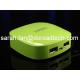 Plastic Colorful Design Portable/Emergency Universal Power Bank, External Battery Charger