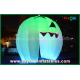 Cute Inflatable Holiday Decorations Lighting Ghost Door / Large Inflatable Pumpkin