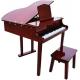 37 Key Solidwood Grand Toy wooden piano Kid toy mini piano with stool FS37