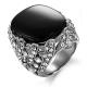 Tagor Jewelry Super Fashion 316L Stainless Steel Ring TYGR078