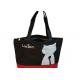 Two Tone 12oz Canvas Tote Bags With Zipper And Inside Polyester Lining